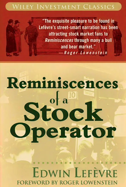 Reminiscences of a Stock Operator book cover by Wiley